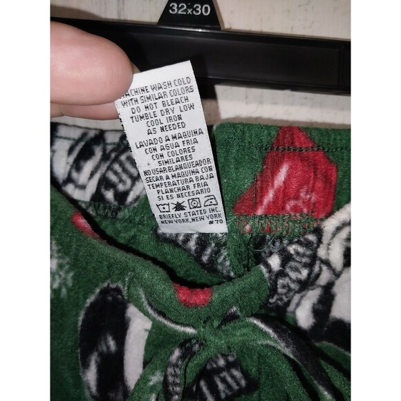 Men's Medium Pajama Set A Christmas Story Oh Fudge Gray Green Short Sleeve - Picture 10 of 11